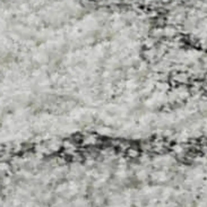 Silver And Gray Abstract Washable Area Rug With UV Protection Photo 4