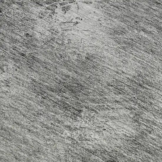 Silver And Gray Abstract Washable Area Rug With UV Protection Photo 5