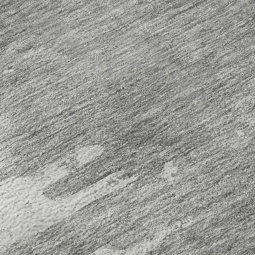 Silver And Gray Abstract Washable Area Rug With UV Protection Photo 9