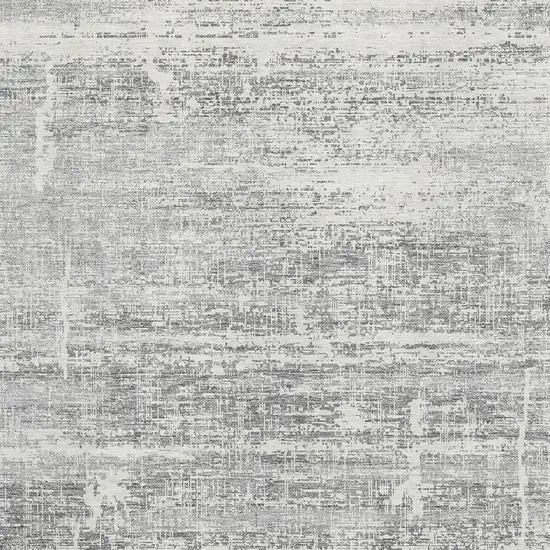 Silver And Gray Abstract Washable Area Rug With UV Protection Photo 3