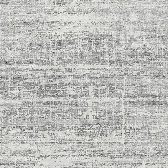 Silver And Gray Abstract Washable Area Rug With UV Protection Photo 3