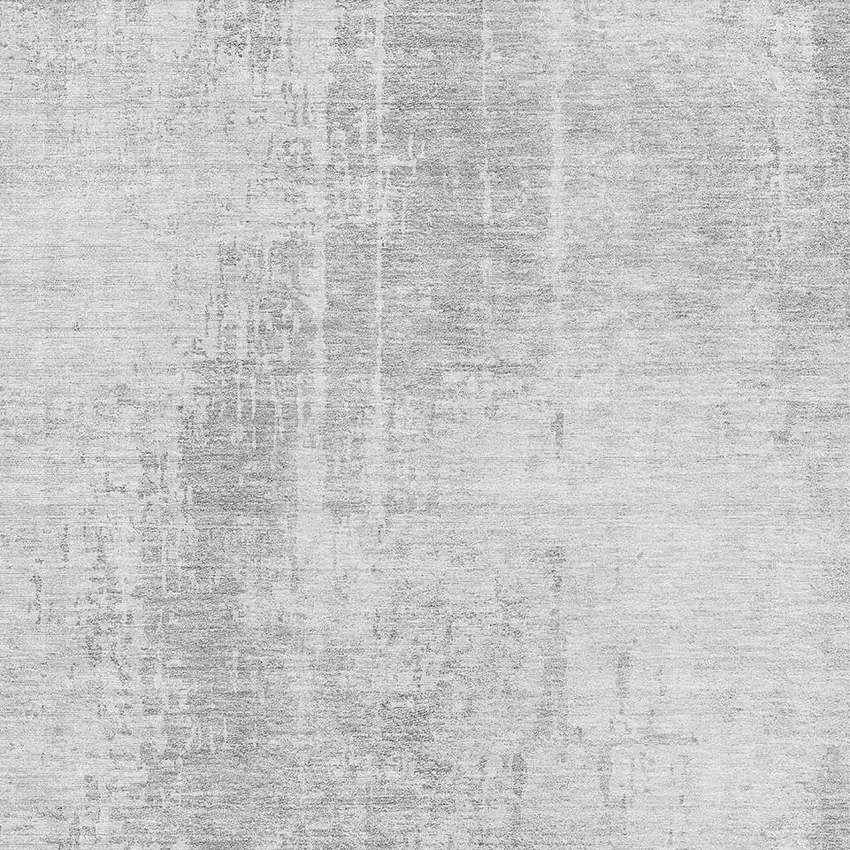 Silver And Gray Abstract Washable Area Rug With UV Protection Photo 4