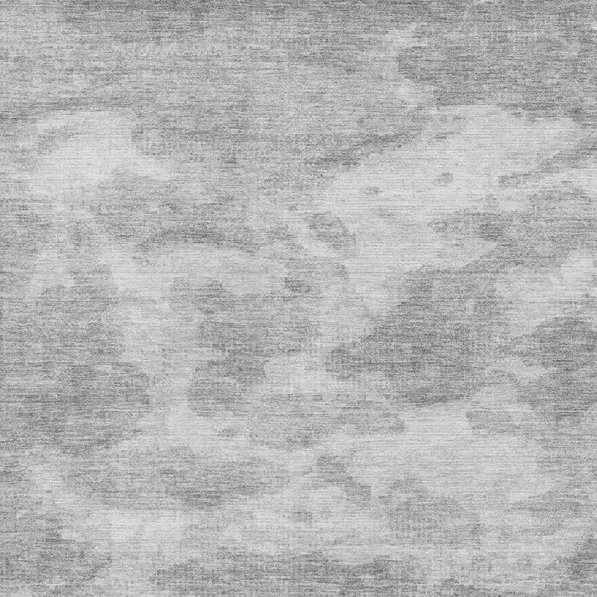 Silver And Gray Abstract Washable Area Rug With UV Protection Photo 2