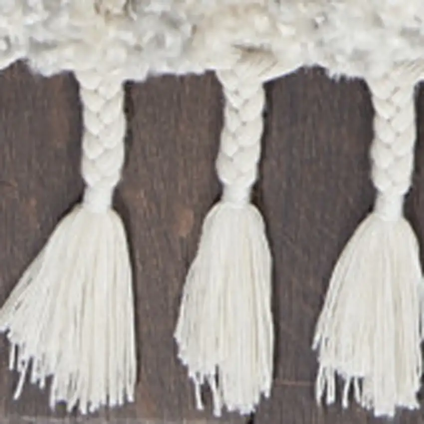 Silver And Gray Geometric Shag Non Skid Area Rug Photo 9