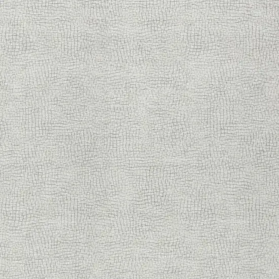 Silver And Gray Geometric Washable Indoor Outdoor Area Rug Photo 5