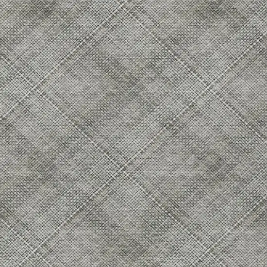 Silver And Gray Plaid Washable Indoor Outdoor Area Rug Photo 9