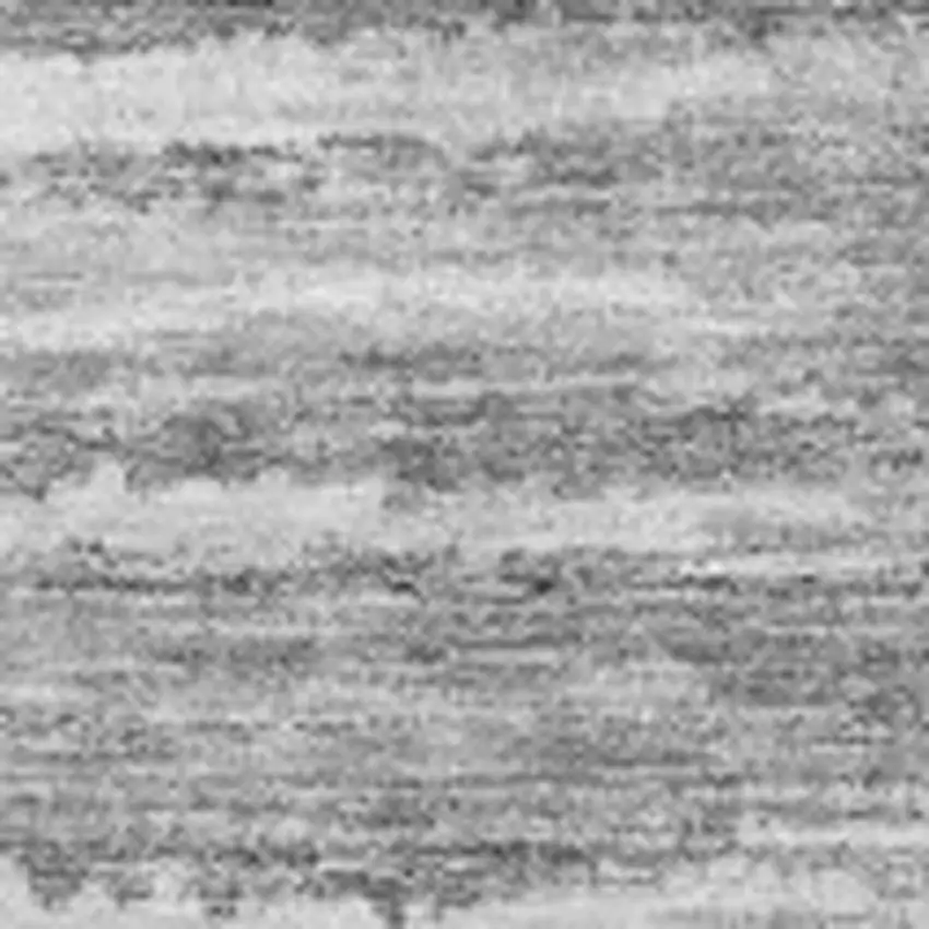 Silver And Gray Striped Washable Area Rug With UV Protection Photo 4