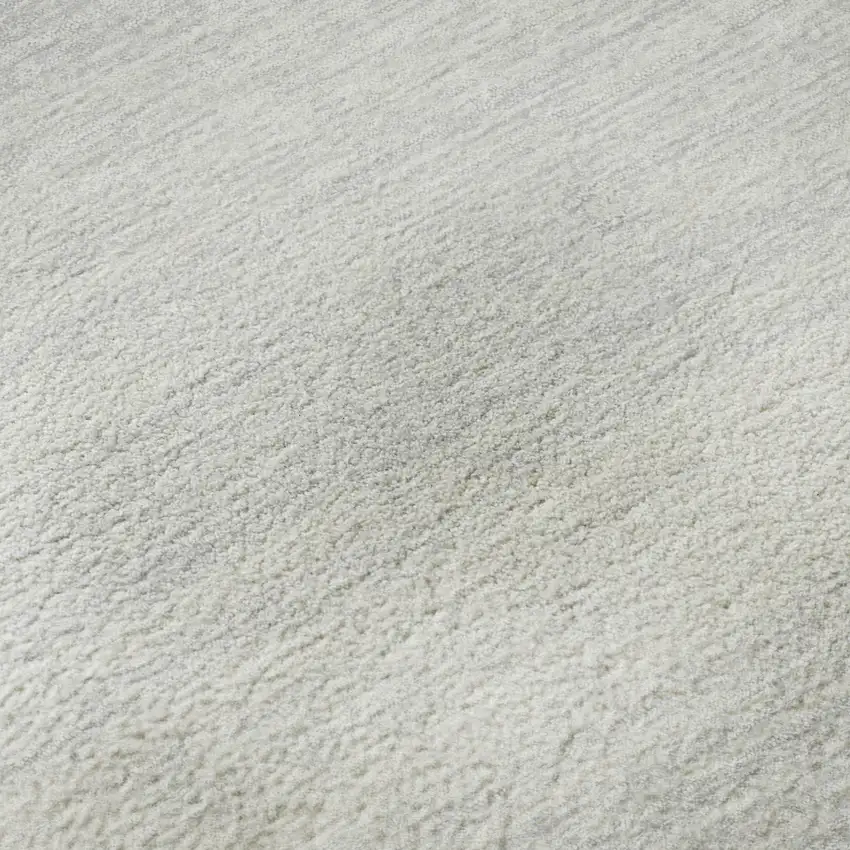 Silver And Gray Striped Washable Area Rug With UV Protection Photo 1