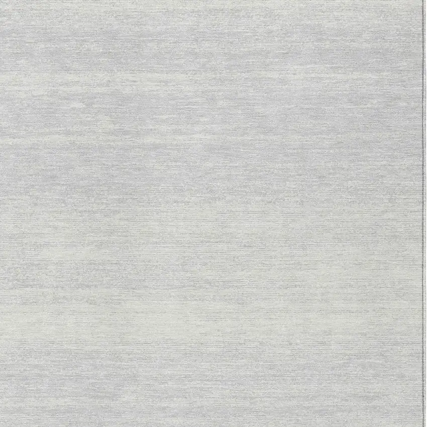 Silver And Gray Striped Washable Indoor Outdoor Area Rug Photo 6