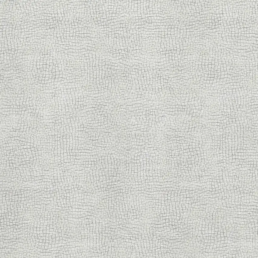 Silver And Ivory Geometric Washable Area Rug With UV Protection Photo 2