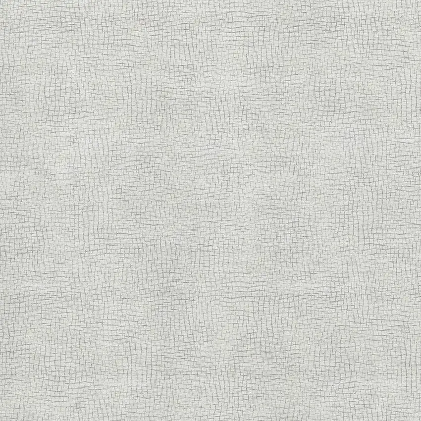 Silver And Ivory Geometric Washable Area Rug With UV Protection Photo 2