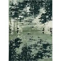 Photo of Silver Charcoal Abstract Area Rug