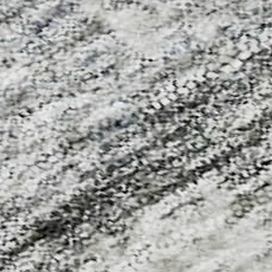 Silver Copper And Gray Geometric Washable Area Rug With UV Protection Photo 3