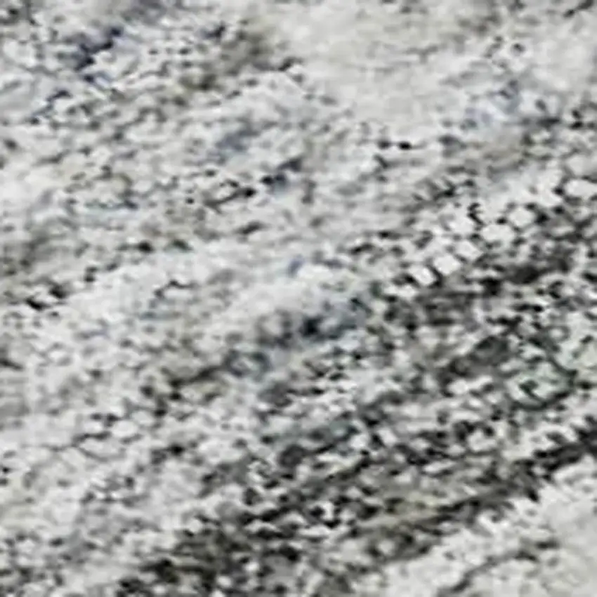 Silver Copper And Gray Geometric Washable Area Rug With UV Protection Photo 2