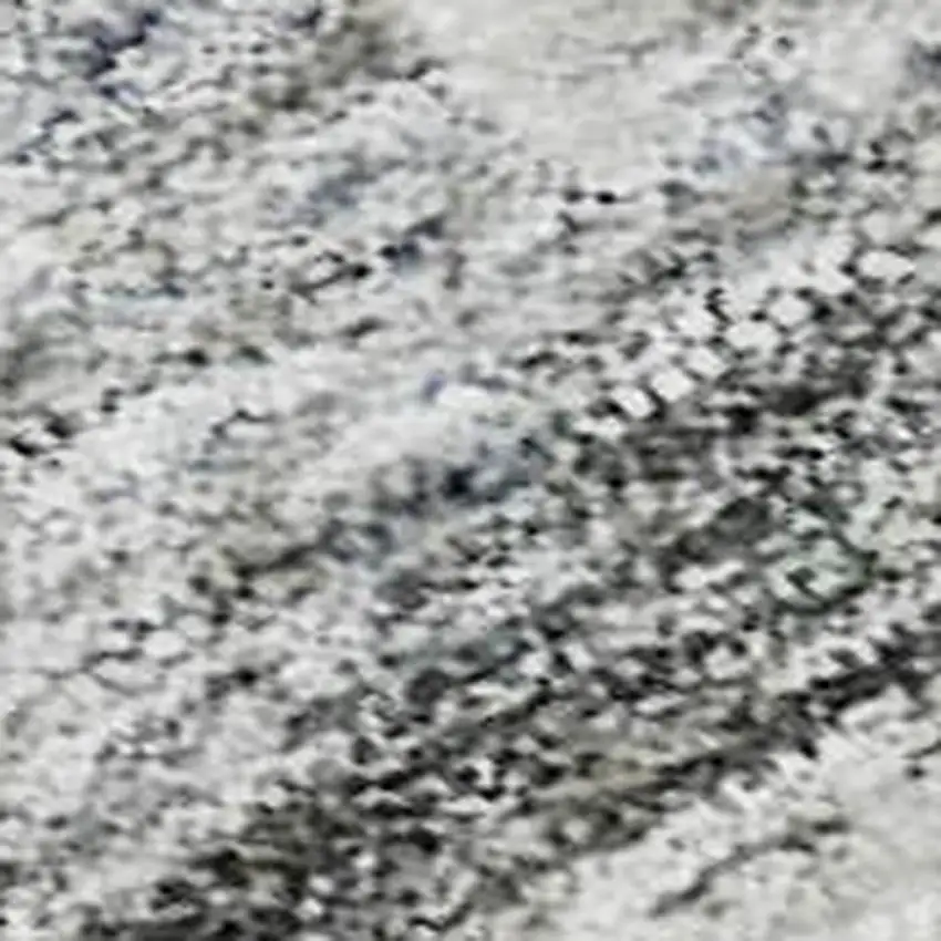 Silver Copper And Gray Geometric Washable Area Rug With UV Protection Photo 2