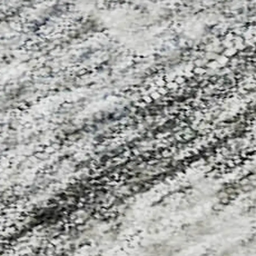 Silver Copper And Gray Geometric Washable Area Rug With UV Protection Photo 3