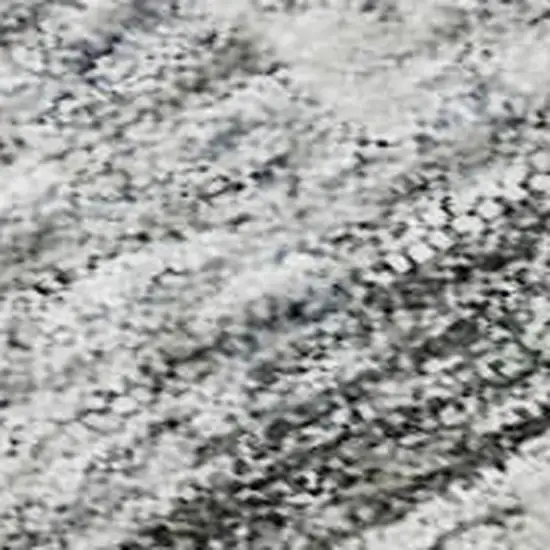 Silver Copper And Gray Geometric Washable Area Rug With UV Protection Photo 2