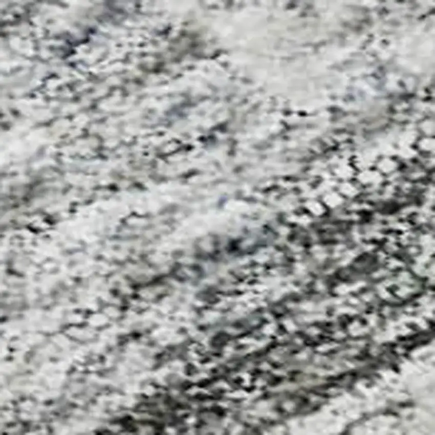 Silver Copper And Gray Geometric Washable Area Rug With UV Protection Photo 2