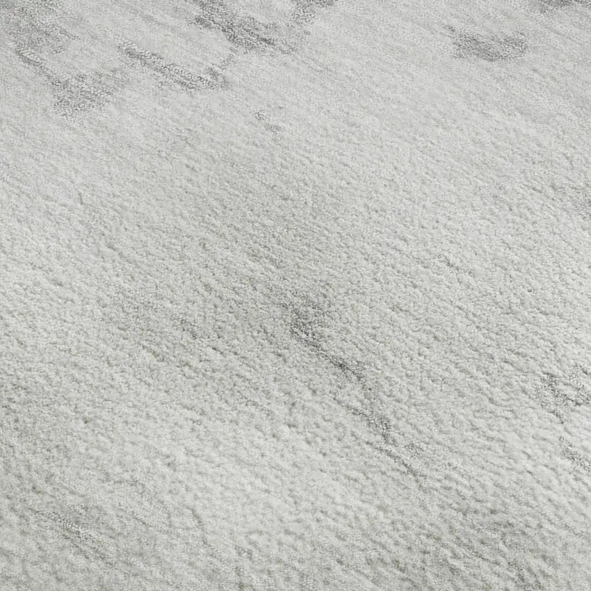 Silver Gold And Ivory Abstract Washable Area Rug With UV Protection Photo 8