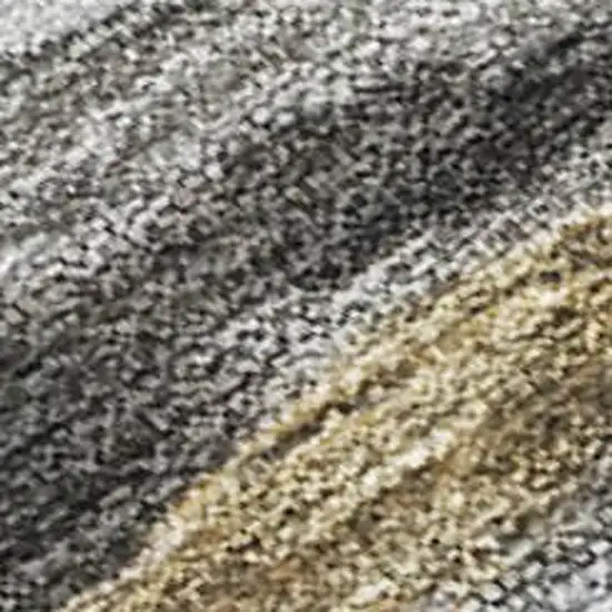 Silver Gray And Beige Floral Washable Indoor Outdoor Area Rug Photo 3