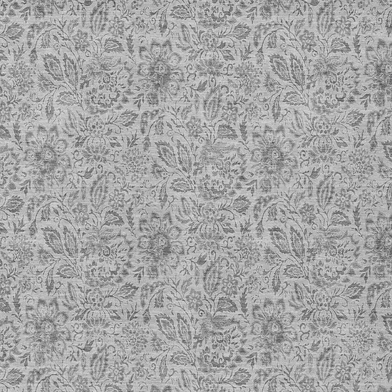 Silver Gray And Charcoal Floral Washable Indoor Outdoor Area Rug Photo 6