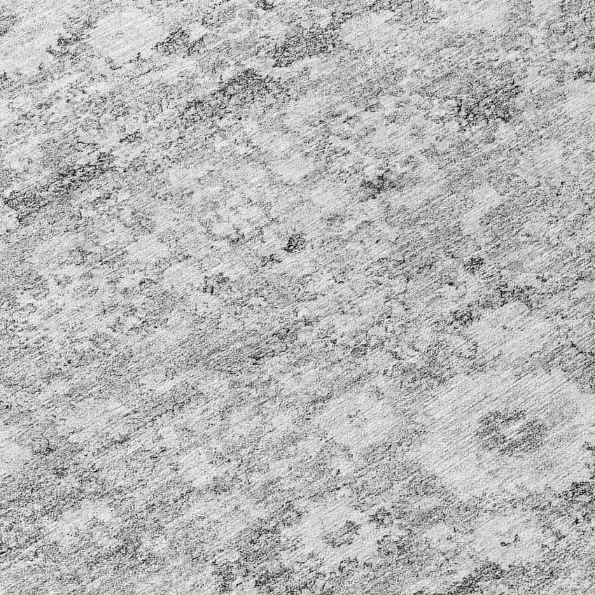 Silver Gray And Pewter Oriental Washable Indoor Outdoor Area Rug Photo 8