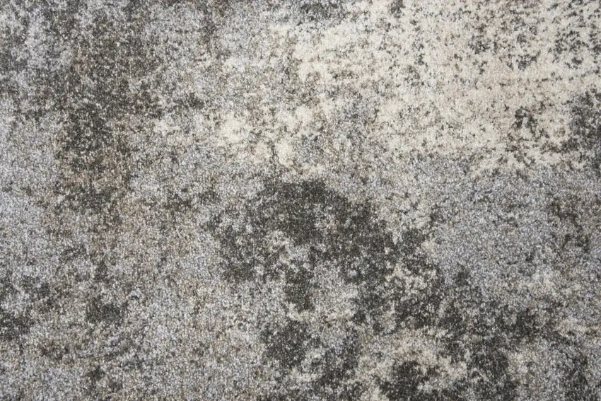 Silver Gray And Taupe Abstract Area Rug Photo 5