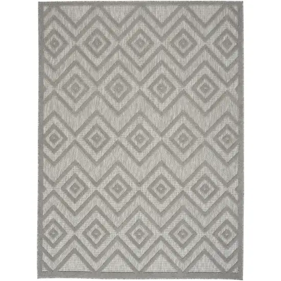 Gray Indoor Outdoor Area Rug Photo 3