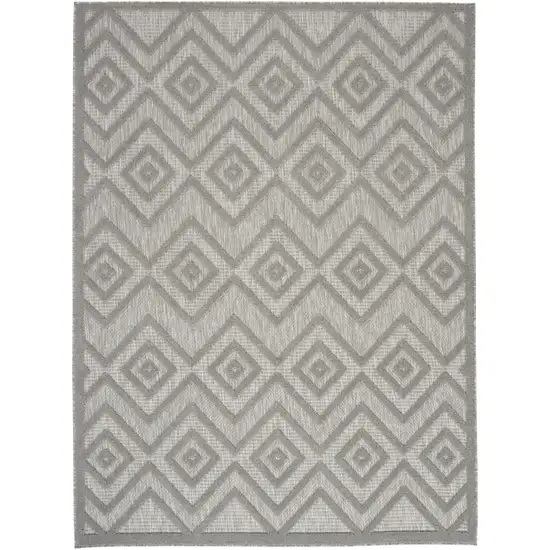 Gray Indoor Outdoor Area Rug Photo 1
