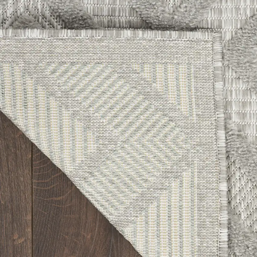 Gray Indoor Outdoor Area Rug Photo 8
