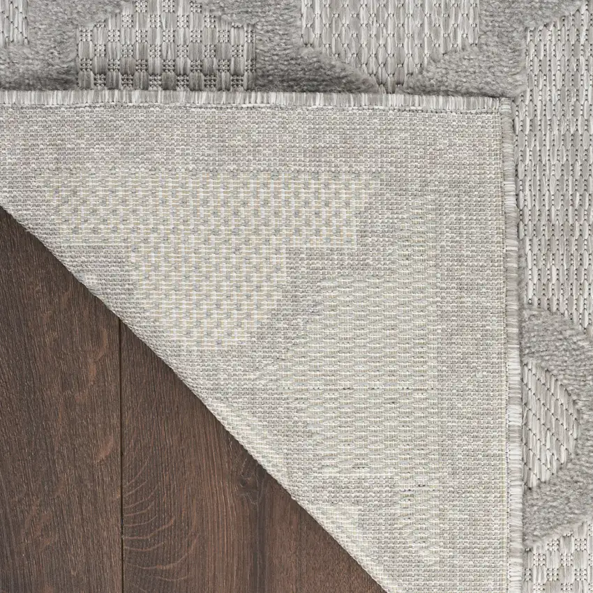 Gray Indoor Outdoor Area Rug Photo 9