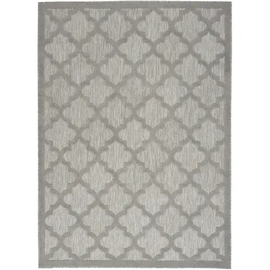 Gray Indoor Outdoor Area Rug Photo 1