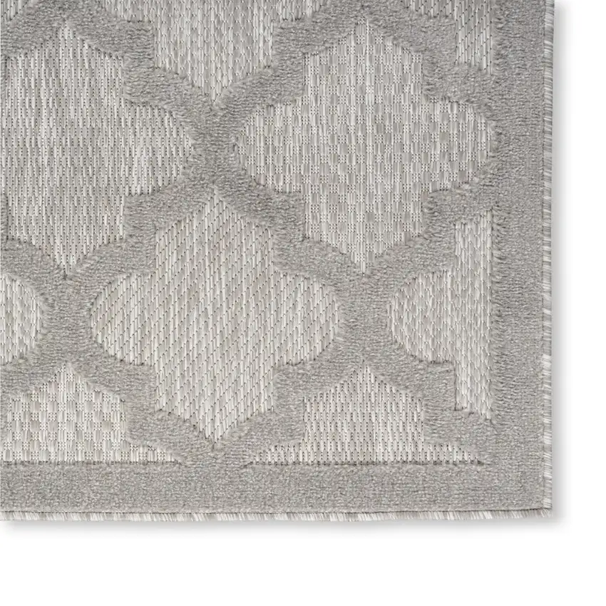Gray Indoor Outdoor Area Rug Photo 4