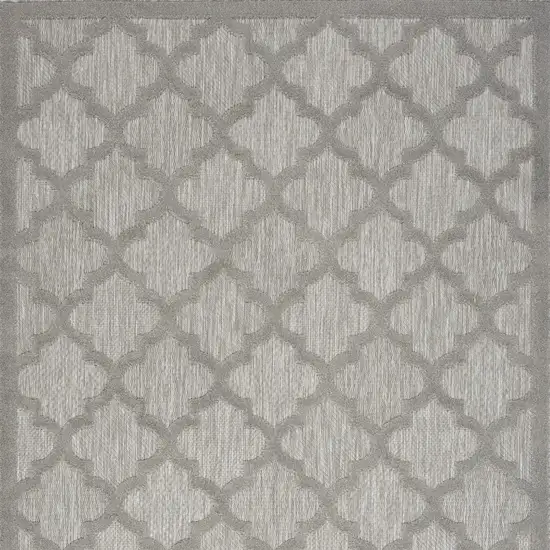 Gray Indoor Outdoor Area Rug Photo 8