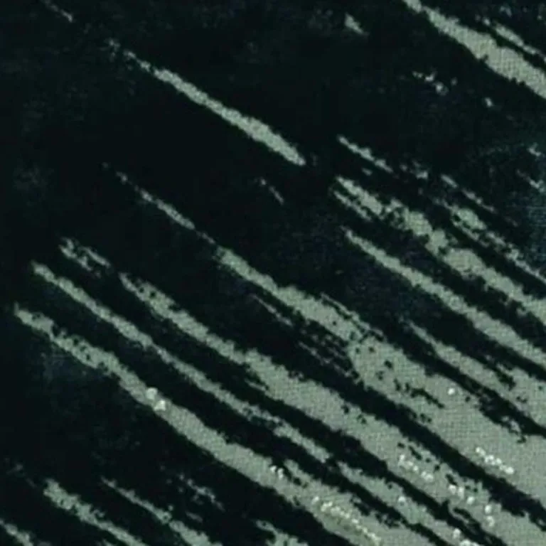 Silver Grey Machine Woven Abstract Brushstroke Indoor Area Rug Photo 5