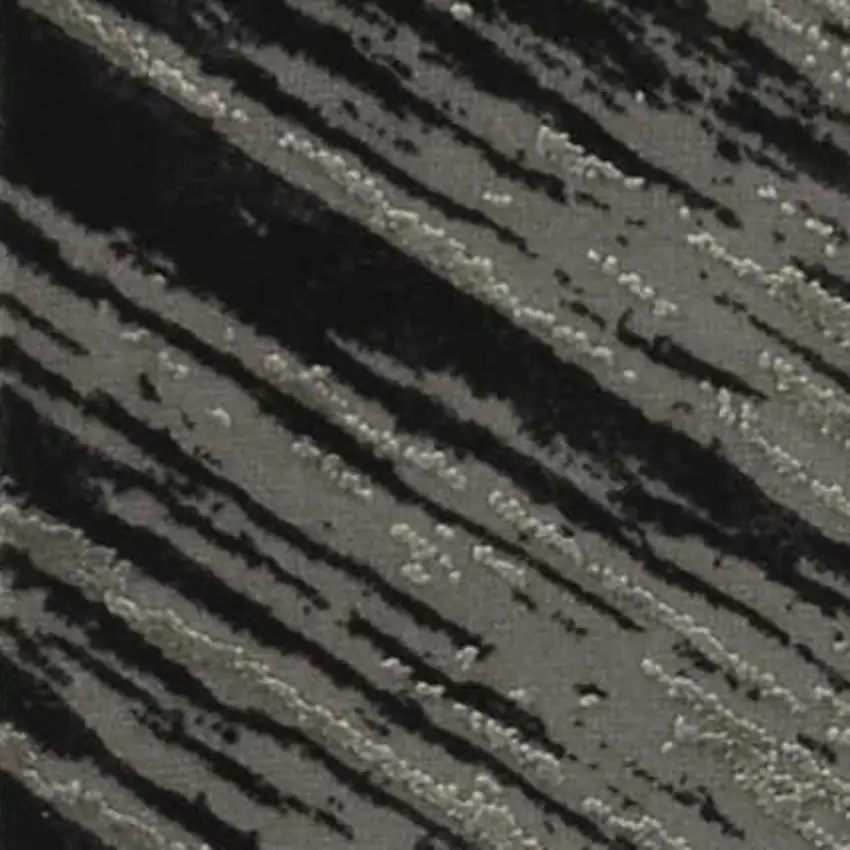 Silver And Gray Abstract Area Rug Photo 4