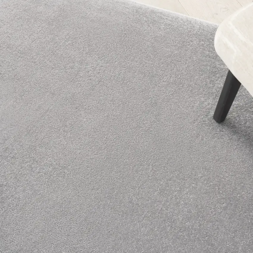 Silver Grey Non Skid Indoor Outdoor Area Rug Photo 9