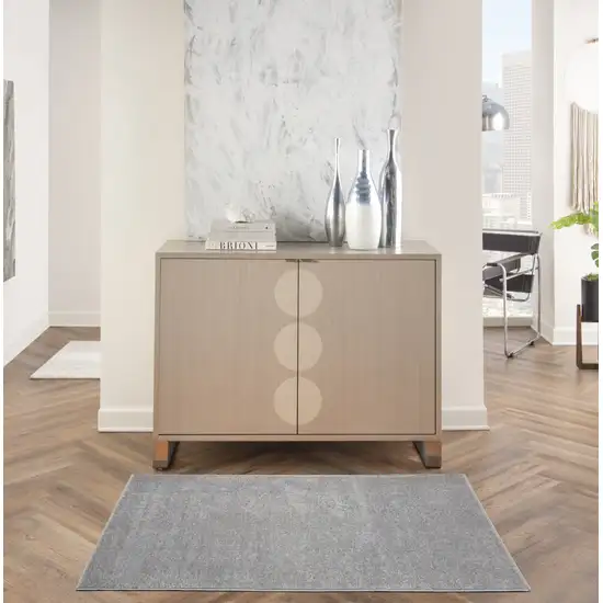 Gray Indoor Outdoor Area Rug Photo 4