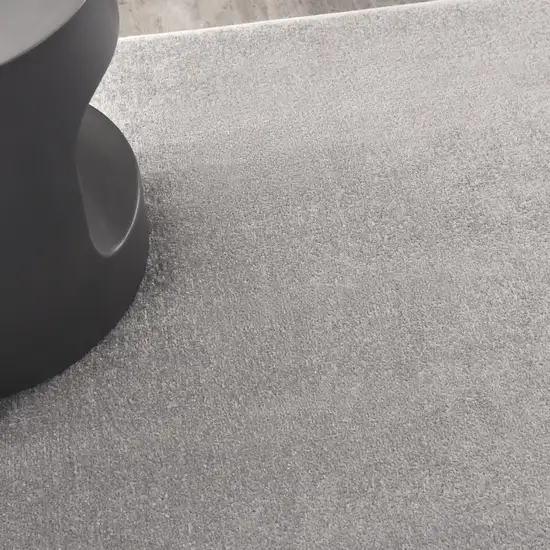 Gray Square Indoor Outdoor Area Rug Photo 3