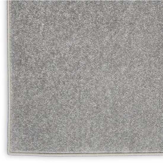 Gray Square Indoor Outdoor Area Rug Photo 9