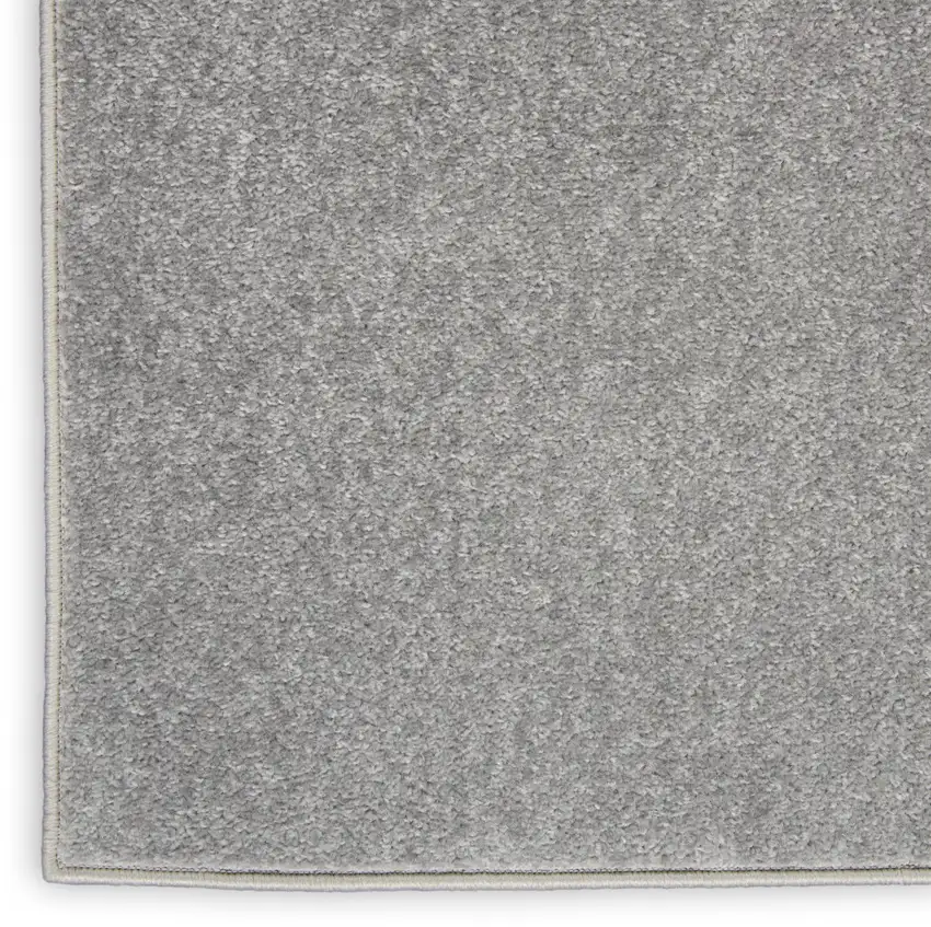 Gray Square Indoor Outdoor Area Rug Photo 9