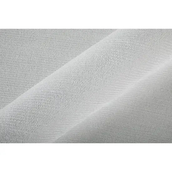 Silver Hand Woven Area Rug Photo 8