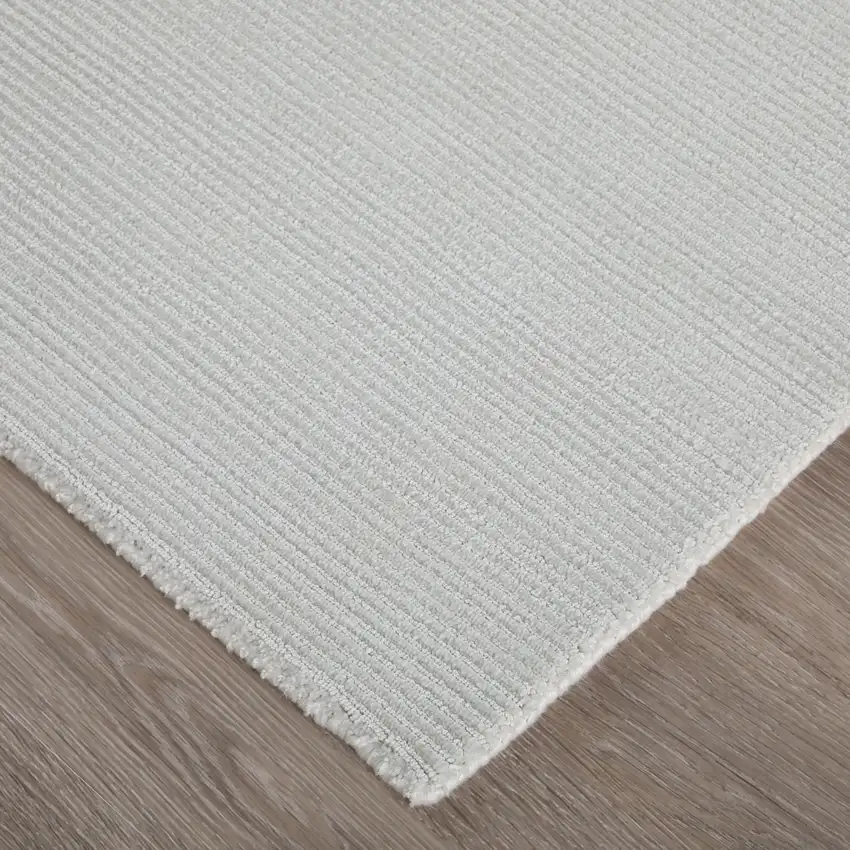 Silver Hand Woven Area Rug Photo 7