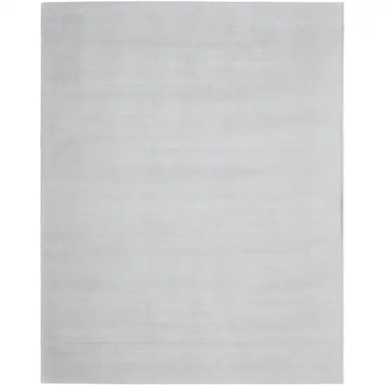 Silver Hand Woven Area Rug Photo 2