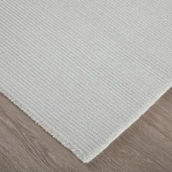 Silver Hand Woven Area Rug Photo 7