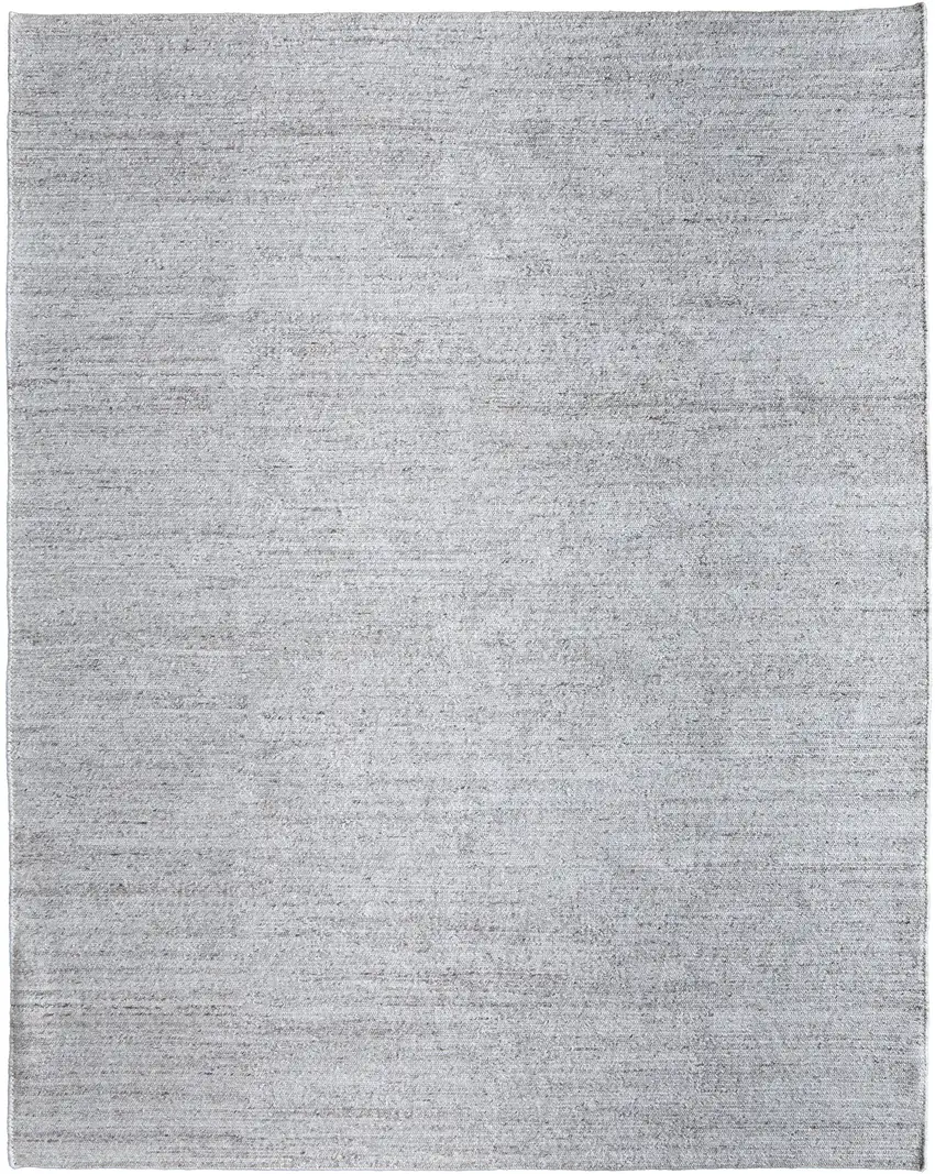 Silver Handmade Indoor Outdoor Area Rug Photo 3