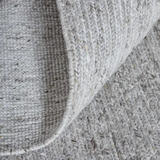 Silver Handmade Indoor Outdoor Area Rug Photo 7