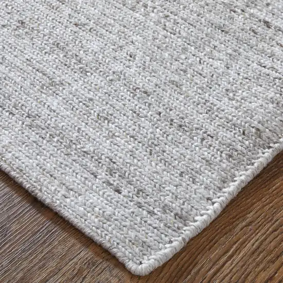 Silver Handmade Indoor Outdoor Area Rug Photo 4