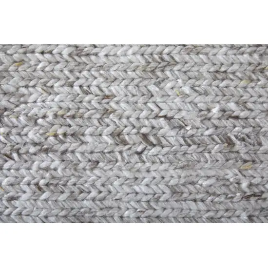 Silver Handmade Indoor Outdoor Area Rug Photo 6