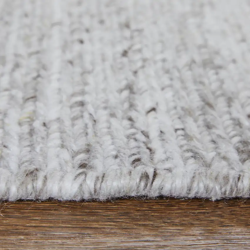 Silver Handmade Indoor Outdoor Area Rug Photo 9
